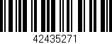 Código de barras (EAN, GTIN, SKU, ISBN): '42435271'