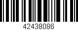 Código de barras (EAN, GTIN, SKU, ISBN): '42438086'