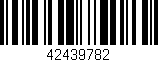 Código de barras (EAN, GTIN, SKU, ISBN): '42439782'