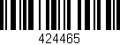Código de barras (EAN, GTIN, SKU, ISBN): '424465'