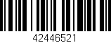 Código de barras (EAN, GTIN, SKU, ISBN): '42446521'