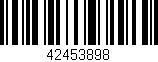 Código de barras (EAN, GTIN, SKU, ISBN): '42453898'