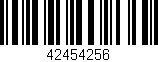 Código de barras (EAN, GTIN, SKU, ISBN): '42454256'