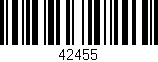 Código de barras (EAN, GTIN, SKU, ISBN): '42455'