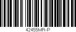 Código de barras (EAN, GTIN, SKU, ISBN): '42455MR-P'