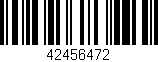 Código de barras (EAN, GTIN, SKU, ISBN): '42456472'