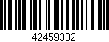 Código de barras (EAN, GTIN, SKU, ISBN): '42459302'