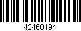 Código de barras (EAN, GTIN, SKU, ISBN): '42460194'