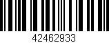 Código de barras (EAN, GTIN, SKU, ISBN): '42462933'