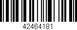 Código de barras (EAN, GTIN, SKU, ISBN): '42464181'
