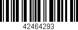 Código de barras (EAN, GTIN, SKU, ISBN): '42464293'