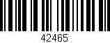 Código de barras (EAN, GTIN, SKU, ISBN): '42465'