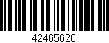 Código de barras (EAN, GTIN, SKU, ISBN): '42465626'