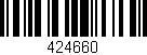 Código de barras (EAN, GTIN, SKU, ISBN): '424660'