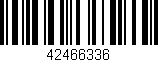 Código de barras (EAN, GTIN, SKU, ISBN): '42466336'
