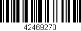 Código de barras (EAN, GTIN, SKU, ISBN): '42469270'