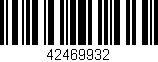 Código de barras (EAN, GTIN, SKU, ISBN): '42469932'