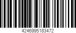 Código de barras (EAN, GTIN, SKU, ISBN): '4246995183472'