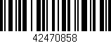 Código de barras (EAN, GTIN, SKU, ISBN): '42470858'