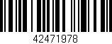 Código de barras (EAN, GTIN, SKU, ISBN): '42471978'