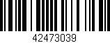 Código de barras (EAN, GTIN, SKU, ISBN): '42473039'
