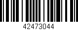 Código de barras (EAN, GTIN, SKU, ISBN): '42473044'