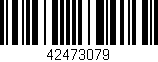 Código de barras (EAN, GTIN, SKU, ISBN): '42473079'