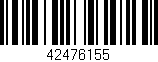 Código de barras (EAN, GTIN, SKU, ISBN): '42476155'