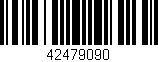 Código de barras (EAN, GTIN, SKU, ISBN): '42479090'