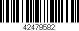 Código de barras (EAN, GTIN, SKU, ISBN): '42479582'