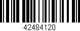Código de barras (EAN, GTIN, SKU, ISBN): '42484120'
