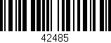 Código de barras (EAN, GTIN, SKU, ISBN): '42485'