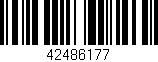 Código de barras (EAN, GTIN, SKU, ISBN): '42486177'