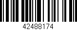 Código de barras (EAN, GTIN, SKU, ISBN): '42488174'