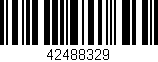 Código de barras (EAN, GTIN, SKU, ISBN): '42488329'