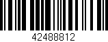 Código de barras (EAN, GTIN, SKU, ISBN): '42488812'