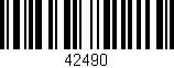 Código de barras (EAN, GTIN, SKU, ISBN): '42490'