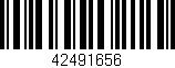 Código de barras (EAN, GTIN, SKU, ISBN): '42491656'