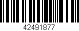 Código de barras (EAN, GTIN, SKU, ISBN): '42491877'