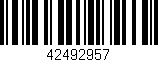 Código de barras (EAN, GTIN, SKU, ISBN): '42492957'