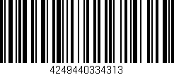 Código de barras (EAN, GTIN, SKU, ISBN): '4249440334313'