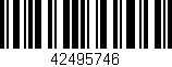 Código de barras (EAN, GTIN, SKU, ISBN): '42495746'