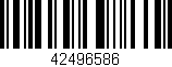 Código de barras (EAN, GTIN, SKU, ISBN): '42496586'