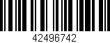 Código de barras (EAN, GTIN, SKU, ISBN): '42496742'
