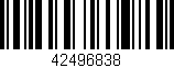 Código de barras (EAN, GTIN, SKU, ISBN): '42496838'
