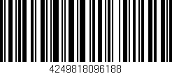 Código de barras (EAN, GTIN, SKU, ISBN): '4249818096188'