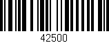 Código de barras (EAN, GTIN, SKU, ISBN): '42500'