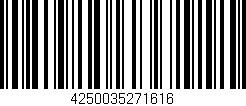 Código de barras (EAN, GTIN, SKU, ISBN): '4250035271616'