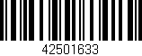 Código de barras (EAN, GTIN, SKU, ISBN): '42501633'