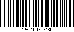 Código de barras (EAN, GTIN, SKU, ISBN): '4250183747469'